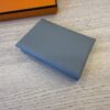 Hermes Epsom Calvi Duo Card Case Gris Pantin