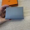 Hermes Epsom Calvi Duo Card Case Gris Pantin