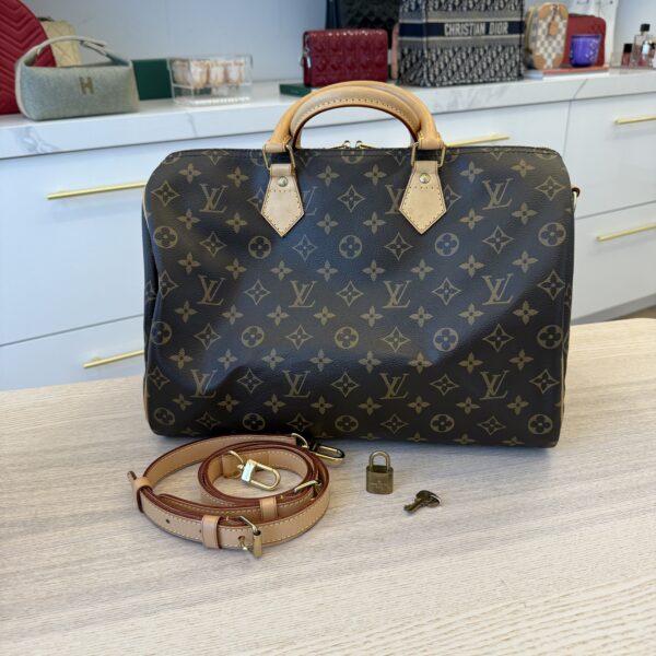 Louis Vuitton Monogram Speedy 35 Bandouliere