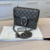 Gucci GG Supreme Monogram Mini Dionysus Shoulder Bag Taupe