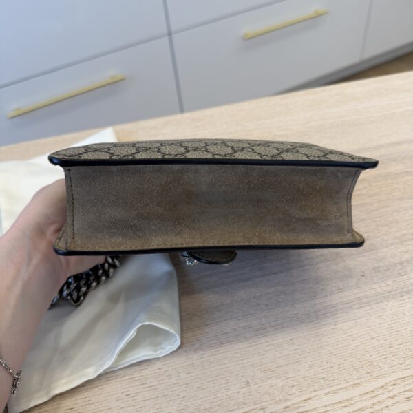 Gucci GG Supreme Monogram Mini Dionysus Shoulder Bag Taupe