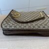 Gucci Monogram New Sakai Calfskin Lux Medium Horsebit 1955 Tote Bag Beige Ebony New Tan