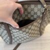 Gucci GG Supreme Monogram Medium Joy Tote Brown
