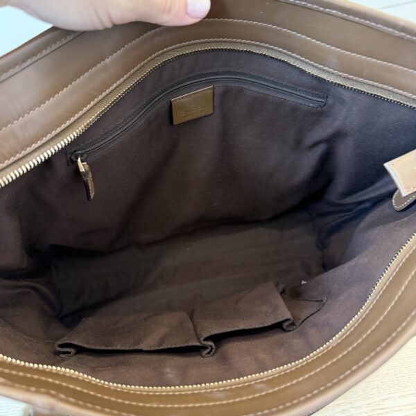 Gucci GG Supreme Monogram Medium Joy Tote Brown