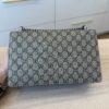 Gucci GG Supreme Monogram Small Dionysus Shoulder Bag Black