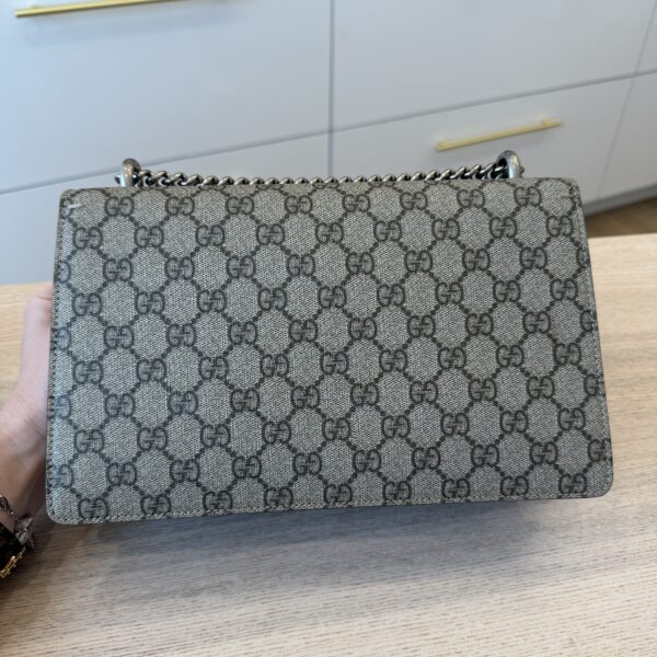 Gucci GG Supreme Monogram Small Dionysus Shoulder Bag Black