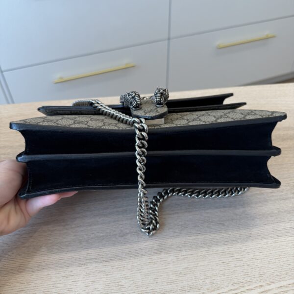 Gucci GG Supreme Monogram Small Dionysus Shoulder Bag Black