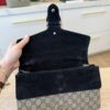 Gucci GG Supreme Monogram Small Dionysus Shoulder Bag Black