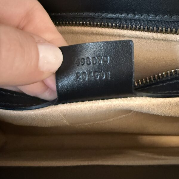 Gucci GG Marmont Flap Clutch Matelasse Leather Black