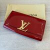 Louis Vuitton Louise Clutch Patent Long Red