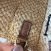 Loewe A5 Raffia & Leather Tote Bag
