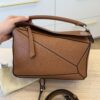 Loewe Calfskin Small Puzzle Bag Tan