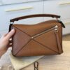 Loewe Calfskin Small Puzzle Bag Tan