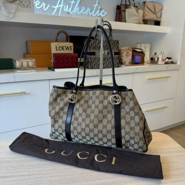 Gucci Twins Tote GG Canvas Medium