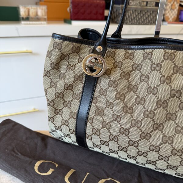 Gucci Twins Tote GG Canvas Medium