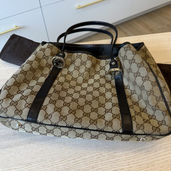 Gucci Twins Tote GG Canvas Medium