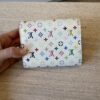 Louis Vuitton Monogram Multicolor Joey Wallet White
