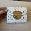 Louis Vuitton Monogram Multicolor Joey Wallet White