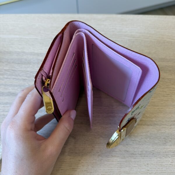 Louis Vuitton Monogram Multicolor Joey Wallet White