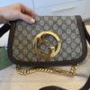 Gucci Blondie Small Shoulder Bag Brown