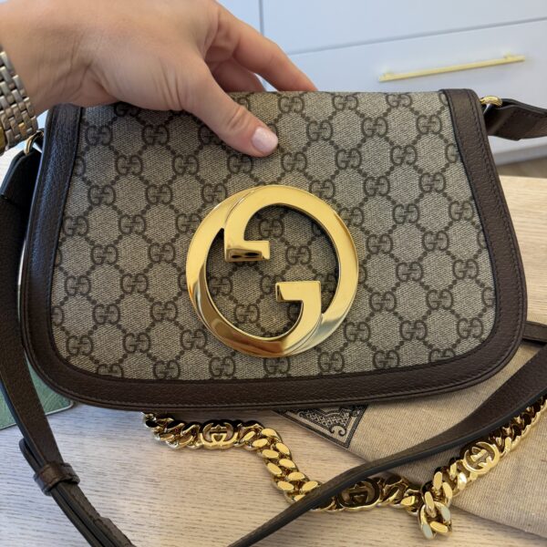Gucci Blondie Small Shoulder Bag Brown