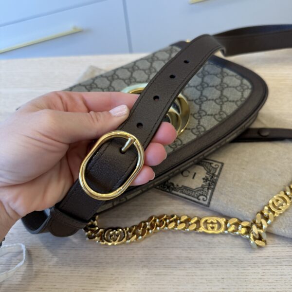 Gucci Blondie Small Shoulder Bag Brown