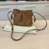 Loewe Mini Flamenco Clutch in Nappa Calfskin Tan