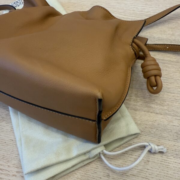 Loewe Mini Flamenco Clutch in Nappa Calfskin Tan