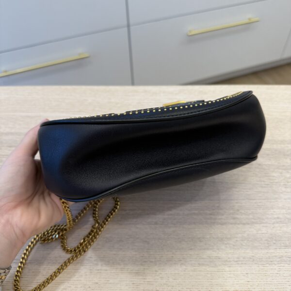 Chloe Drew Crossbody Bag Studded Leather and Suede Small