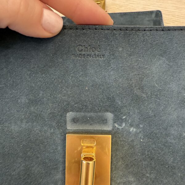 Chloe Drew Crossbody Bag Studded Leather and Suede Small