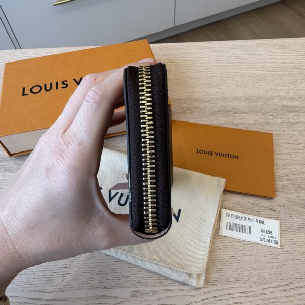 Louis Vuitton Monogram Clemence Wallet Rose Ballerine