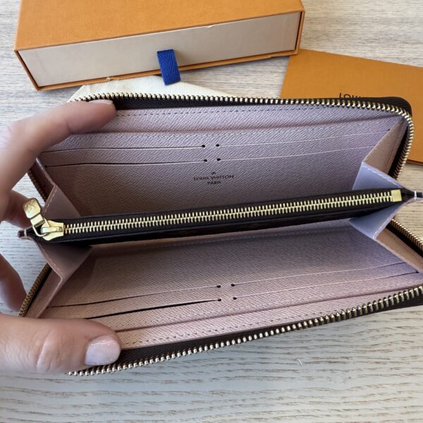 Louis Vuitton Monogram Clemence Wallet Rose Ballerine