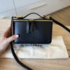 Altuzarra Vanity Leather Bag Black Gold Hardware
