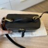 Altuzarra Vanity Leather Bag Black Gold Hardware