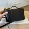 Altuzarra Vanity Leather Bag Black Gold Hardware