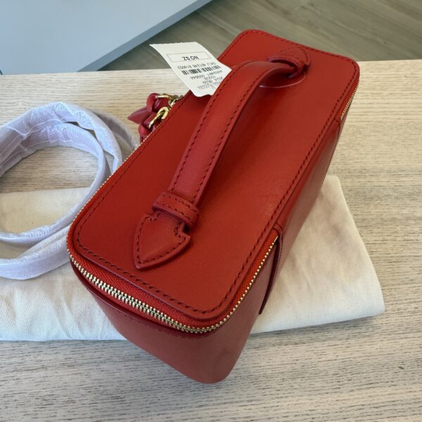 Altuzarra Vanity Leather Bag Parrot (Red) Gold Hardware