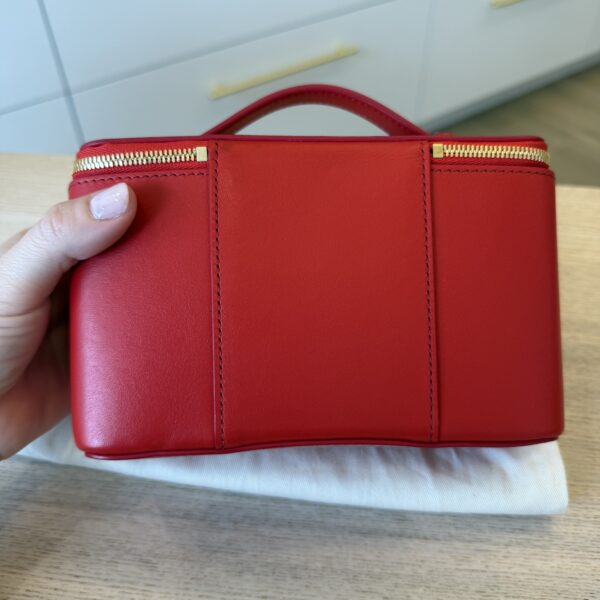 Altuzarra Vanity Leather Bag Parrot (Red) Gold Hardware