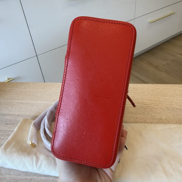 Altuzarra Vanity Leather Bag Parrot (Red) Gold Hardware