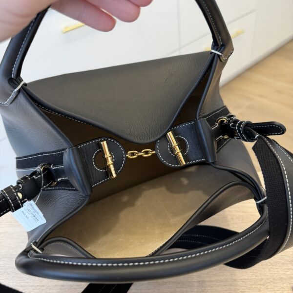 Loro Piana Large Bale bag Black