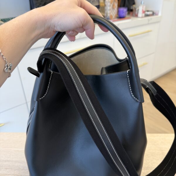 Loro Piana Large Bale bag Black