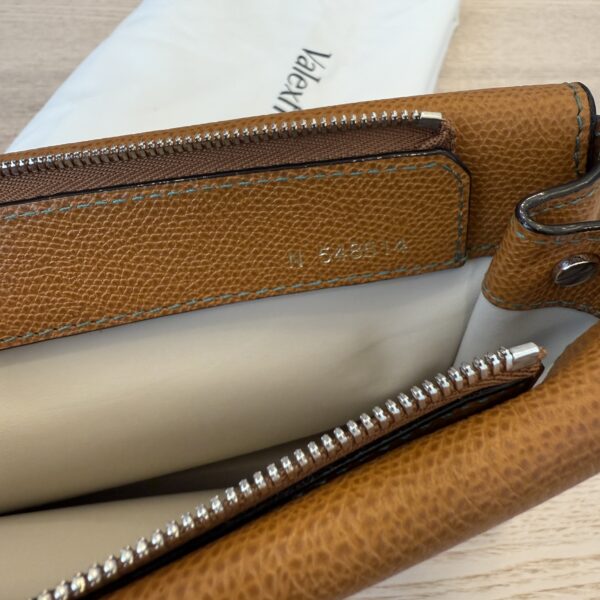 Valextra Pocket Crossbody Bag Havana Brown