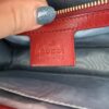 Gucci Textured Calfskin Small Torchon GG Ring Shoulder Bag New Cherry Red