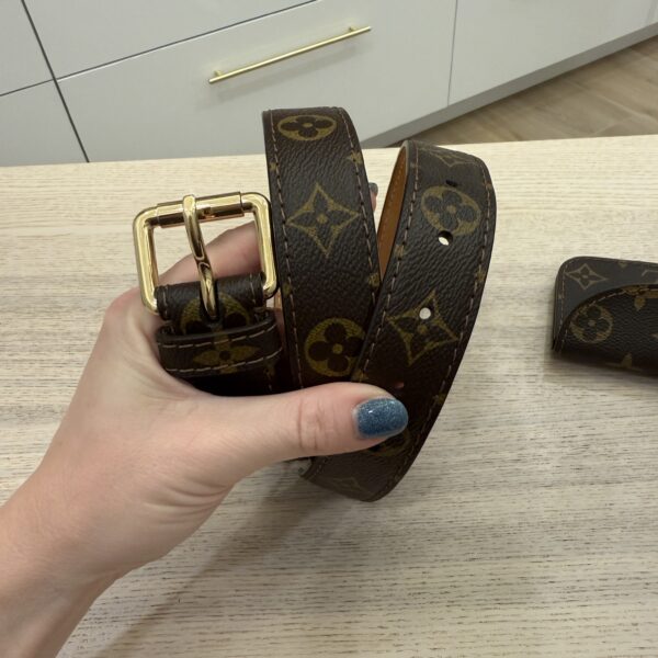Louis Vuitton Monogram Ceinture Pochette Solo Belt 95 38