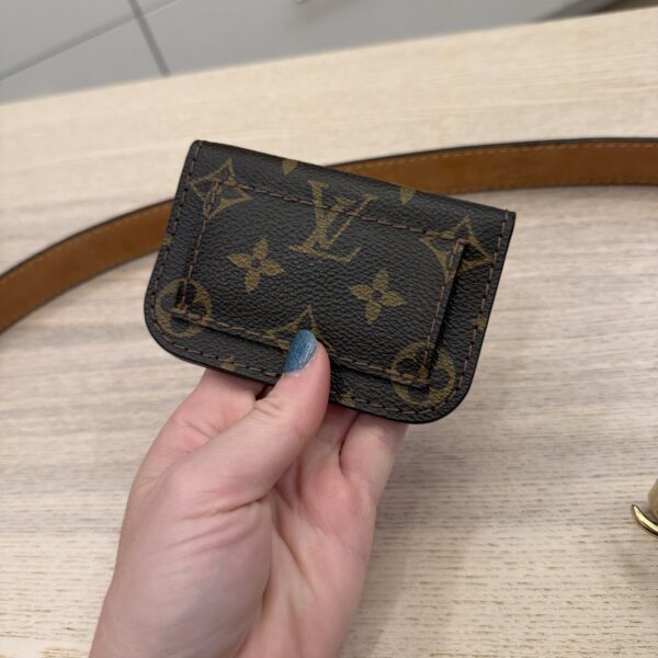 Louis Vuitton Monogram Ceinture Pochette Solo Belt 95 38