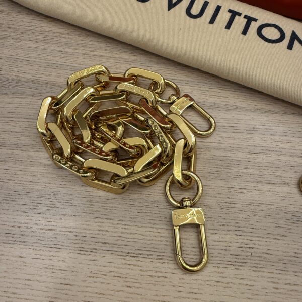 Louis Vuitton Lambskin Embossed Monogram Coussin PM Red