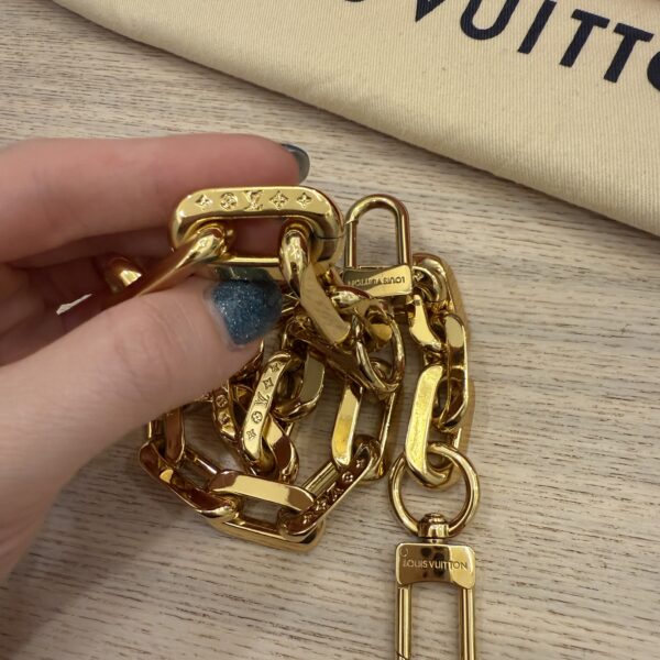 Louis Vuitton Lambskin Embossed Monogram Coussin PM Red