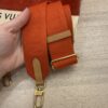 Louis Vuitton Lambskin Embossed Monogram Coussin PM Red