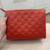 Louis Vuitton Lambskin Embossed Monogram Coussin PM Red