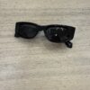 Off White Matera Acetate Rectangle Sunglasses Black
