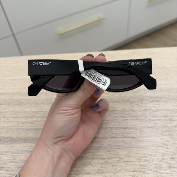 Off White Matera Acetate Rectangle Sunglasses Black